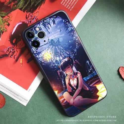 Ibuki Azur Lane Soft Silicone Tempered Glass Phone Case Cover Shell For iPhone SE 6 6s 7 8 Plus X XR XS 11 12 Mini Pro Max