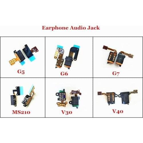 Ear Earphone Headphone Audio Jack Flex Cable for LG G5 G6 G7 V30 V40 Aristo MS210