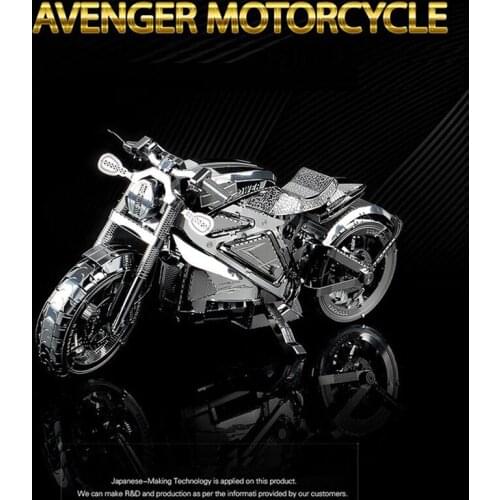 New 3D Metal puzzle Vengeance Motorcycle Collection 1:16 DIY 3D Laser Cut Model toys