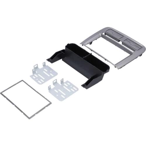 Stereo Fascia Trim 2Din Radio Stereo Fascia Frame Car Dash CD Panel Trim Replacement for Fiat Punto/Linea Double Din Radio Frame