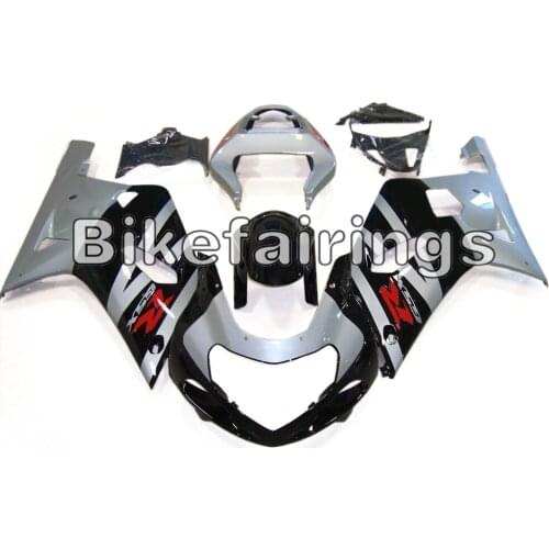 Motorbike Body Frames For Suzuki GSXR600 GSXR750 K1 2000 2001 2002 2003 ABS Plastic Motorcycle Cowlings Silver and Black New