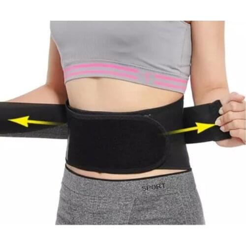 Adjustable Waist Nature Tourmaline Self heating Magnetic Therapy Waist Support Belt Lumbar Brace Massage Band