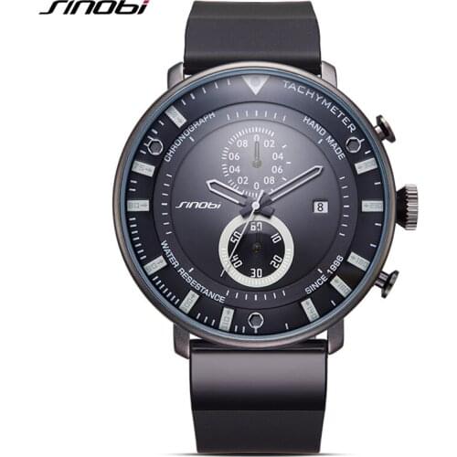 SINOBI Luxury Brand Men Watches Analog Quartz Wristwatches Mens Army Military Watch Man Quartz Clock Relogio Masculino 2021 New
