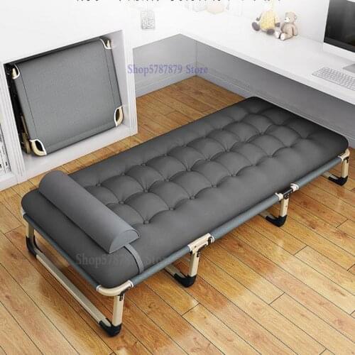 Folding sheets people lunch break office nap artifact simple multifunctional recliner home march portable