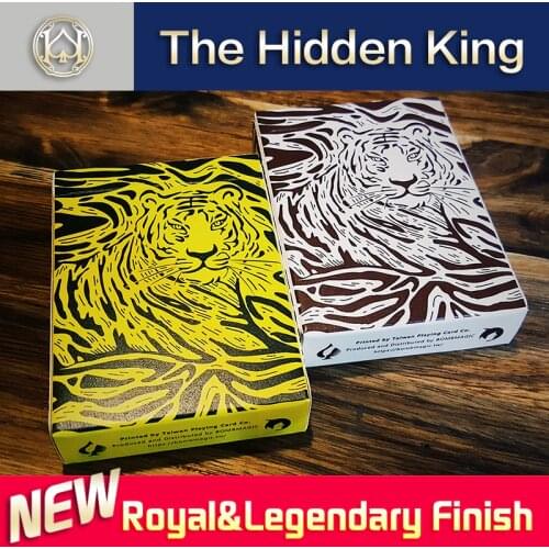 The Hidden King Amur Tiger Manchurian Tiger Playing Cards Poker Size Deck By TWPCC New Sealed Magic Props