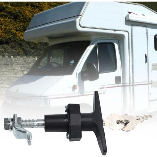 T Handle Zinc Alloy Lock with Keys for Trailer Caravans Canopy Vehicle