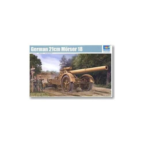 Trumpeter 1/35 scale model 02314 Germany MORSER 18 type 21CM remote heavy mortar