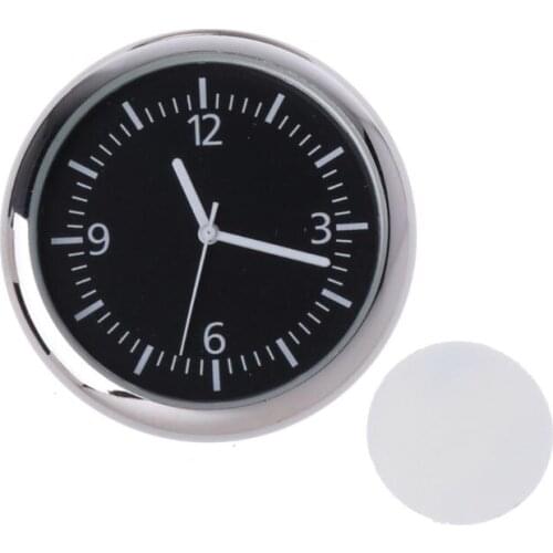 Universal Car Clock Stick-On Electronic Watch Dashboard Noctilucent Decoration For SUV Cars