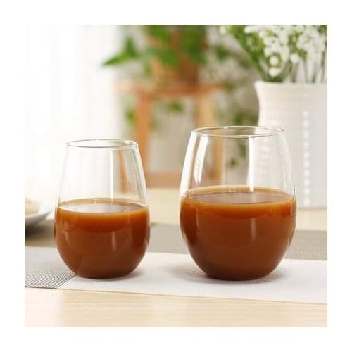 European style Explosion-proof heat-resistant coffee milk cup New creative red wine cups Lead-free hand-blowing cold water mugs