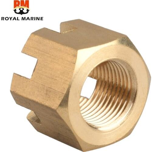 90171-10M01 Outboard Nut Castle For Yamaha Outboard 2T 4T 6HP 8HP 15HP Parsun F15-06000016 Hidea Seapro 90171-10M00 boat motor