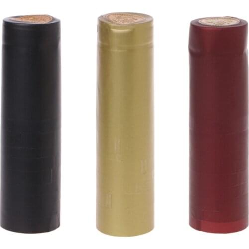 10Pcs Wine Bottle Heat Shrink Capsules Homebrew Top Cap Loose Line Peeling Easy