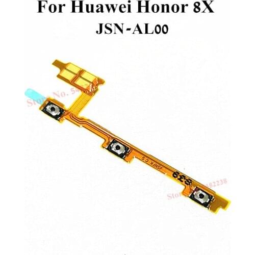 100% Original Power ON OFF Volume Side Buttons Flex cable For Huawei Honor 8X JSN-AL00 Power Switch Side Key connector