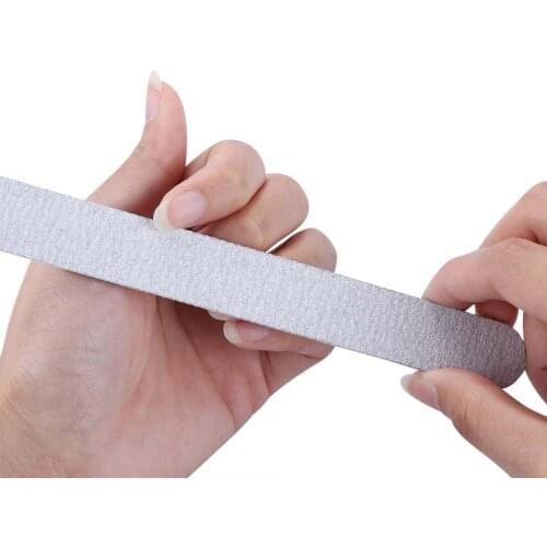 100/Pack Wholesale Double Sided 100/180 Nail Files Nails Buffer Supplies For Professional Accesorios Set Reusable Trimmer Vendor
