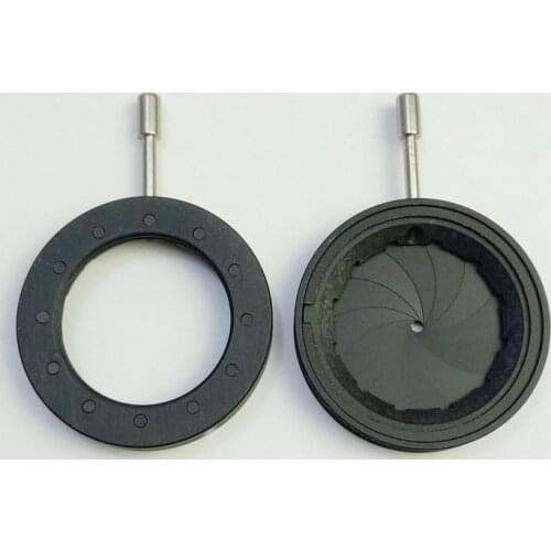 20pcs 1-20mm Digital Camera Microscope Concentrator Adjustable Iris Diaphragm Aperture Condenser 12 Blades