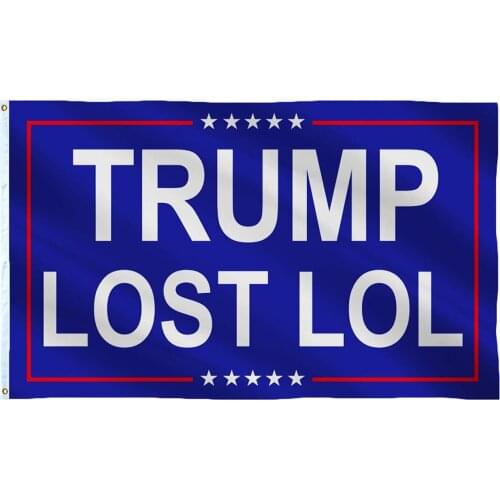 3x5ft Trump Lost Flag Anti Trump Garden Flag with Metal Grommets