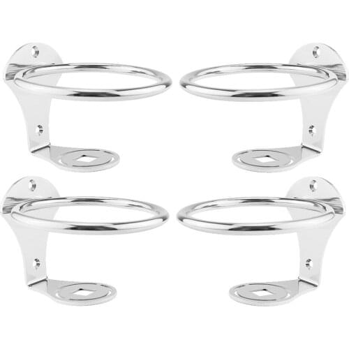 4x Marine Cup Drink Holder Adjustable 316 Stainless Steel Auto Car Durable