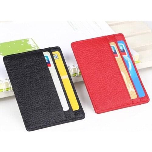 5pcs/lot Mens Credit Business Card Holder ID Case Woman Wallet Card Holder Slim Designer Cardholder Small Bag For Credit Cards