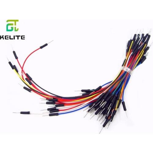 65pcs=1set Jump Wire Cable Male to Male Jumper Wire Breadboard 65 jump wires