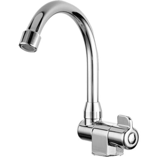 Yacht Accessories Cold Water Durable Caravan Boat 360 Degree Rotation Single Handle Marine Copper Folding Faucet Practical Basin
