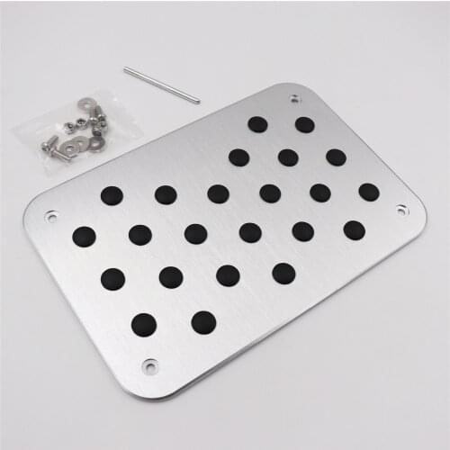 TTCR-II Car Accessory Universal Foot Rest Modified Pedal Floor Carpet Mat Pad for HONDA CITY ACCORD FIT VEZEL ODYSSEY CIVIC S660