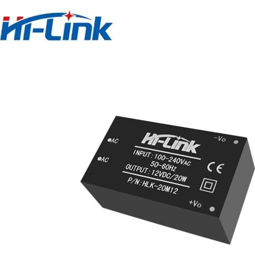 Free Ship 5pcs* SMPS Manufacturer of Hi Link 220V to 12V 1666mA output AC-DC mini power supply