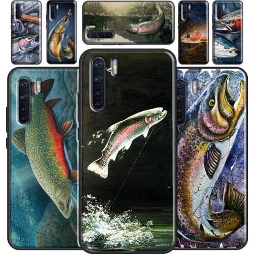 Rainbow Trout Fishing Phone Case For OPPO A53 2020 A5 A9 A31 A52 A72 A92 A83 A91 A93 A1K A15 A3S A5S F5 F7 Cover