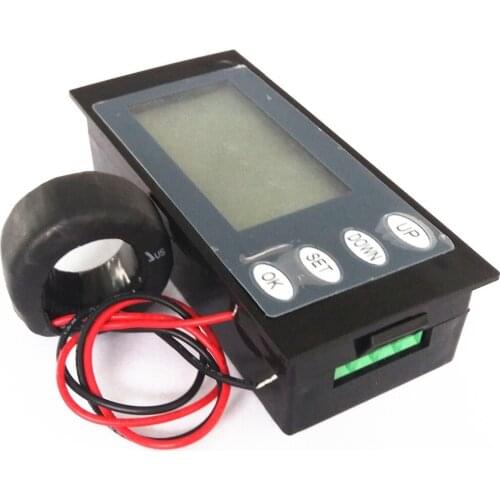 10pcs Digital AC 80-260V 100A 5IN1 Current Voltage Watt KWh Time Panel Meter Voltmeter Ammeter + CT