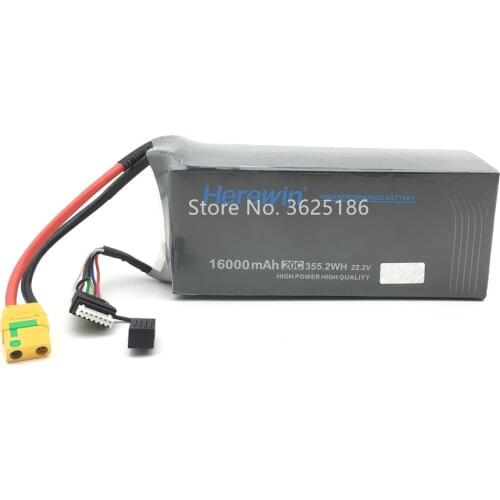 Herewin 16000MAH 22000 MAHBattery 22.2v 6S 20C Battery Agricultural Plant Protection UAV Battery