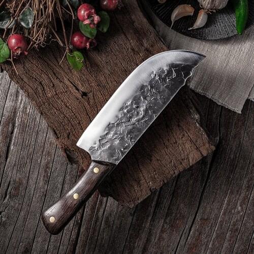 Handmade Forged Kitchen Knives For Cutting Meat Stainless Steel Meat Cleaver Chef Knife Slicing Chopping Peeling Kitchen Tools