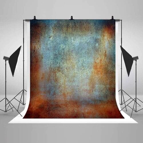 MOCSICKA Abstract Backdrops for Photography Vintage Brown Blue Rust Photo Props Studios Background for Photographers
