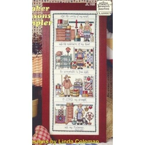 11/14/16/18/22/25/28CT choose color Counted Cross Stitch Kit Shaker Seasons Sampler Four Season Worker Cleaner Man Woman
