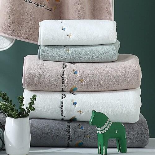 New arrival Water-absorbent lint-free soft towel cotton towel adult bath towel children face towel Household towels