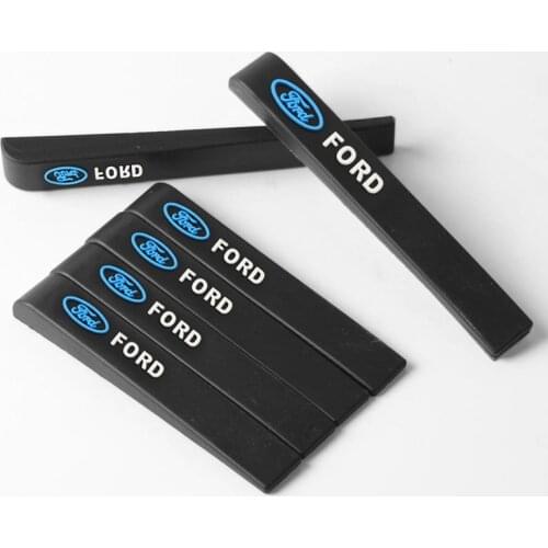 Rubber Car Door Protector Strip Car Door Bumper Edge Anti-collision Strip Sticker For Ford Focus Fiesta Ranger Mondeo Kuga Escap