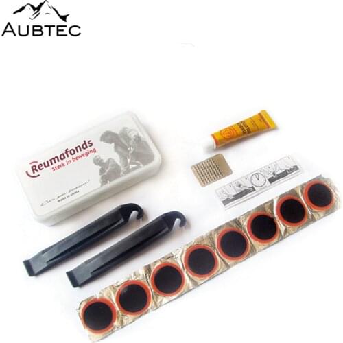 Rubber Patch Glue Lever Set Bike Bicycle Repair Tools Cycling Mender Tire Repair Tire Fix Kit Mountain Bike Accessories Ciclismo