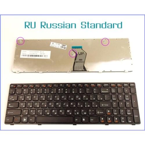 Russian RU Version Keyboard for LENOVO 25-011429 G560-0679 MP-09F83US-6861 25009755 25-009755 Laptop With Frame