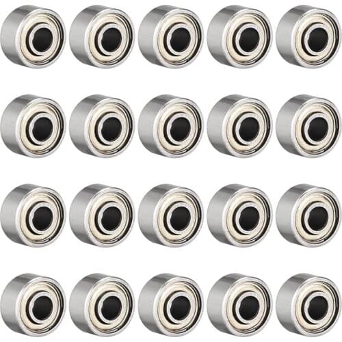 693ZZ Deep Groove Ball Bearing Double Shield 3mm x 8mm x 4mm Bearing Steel Bearings (Pack of 20)