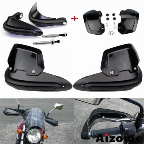 Universal 7/8" 22mm Hand Guard Street Bike Dual Sport Motorcycle Handguard Dirt Pit Bike Handlebar Protector For ATV Off Road