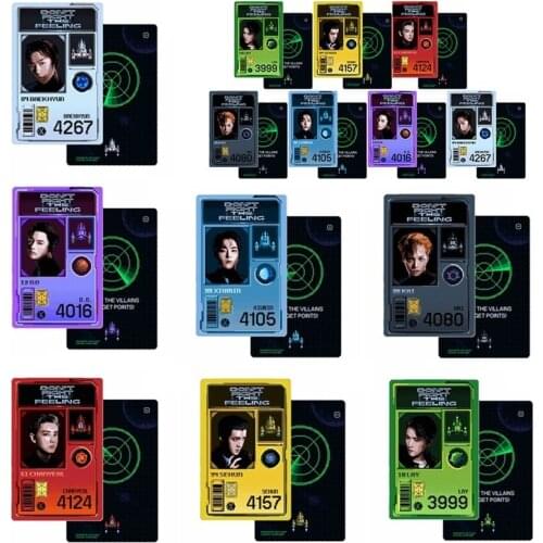 1/7Pcs K-POP EXO New Album DON’T FIGHT THE FEELING Self Made Lomo Cards Paper Cards Photocards Fans Gift