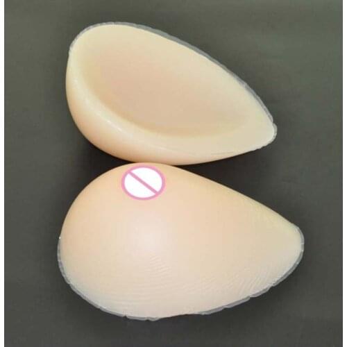 1pair 400g A cup Beige silicone breast from bust Enhancer pads fake Silicone Boob For Drag Queen Shemale Sex products faux seins