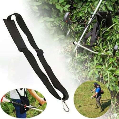 1pc Convenient Strimmer Shoulder Harness Strap For Brush Cutter Trimmer Adjustable Strap Garden With Carry Hook