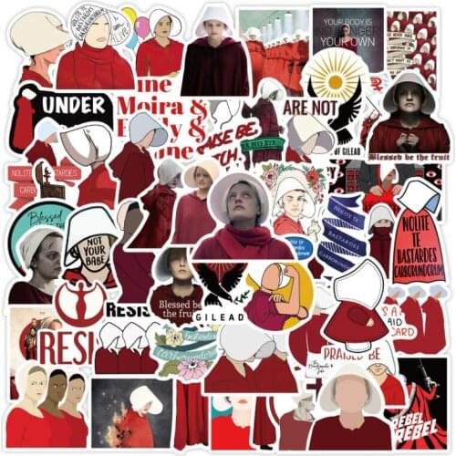 10/30/50Pcs American drama The Handmaids Tale Skateboard Travel Suitcase Phone Laptop Luggage Stickers DIY Kids Girl Toys