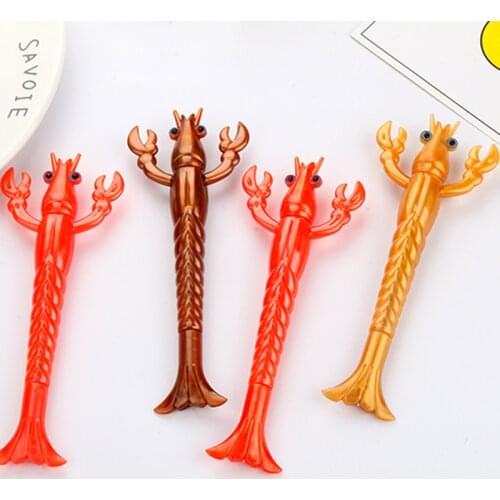 36 pcs/lot Creative Lobster Gel Pen Cute 0.5 mm black Ink Signature Pens Promotional Gift Office School Supplies
