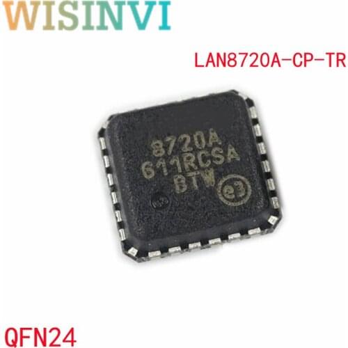 5-10PCS LAN8720A QFN-24 LAN8720A-CP-TR QFN LAN8720A-CP LAN8720 8720A QFN