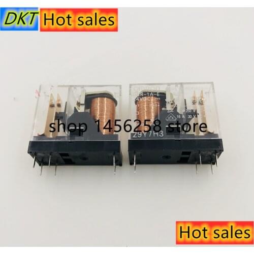 5 PCS OMRON RELAIS G2R-1A-E-12VDC G2R-1A-E-24VDC G2R-1A-E 12 V 24 V 16A 6PIN Marke neue und original relais