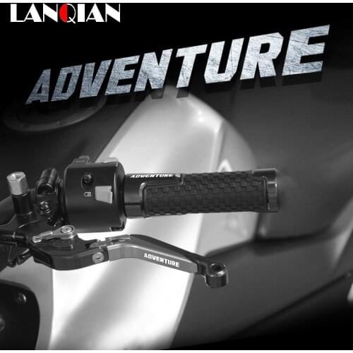 For 1190 Adventure Motorcycle Aluminum Brake Clutch Levers & Handlebar Handle Bar Grips 1190 Adventure R 2013 2014 2015 2016