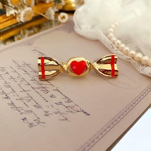 Memories of childhood ~ Japanese sweet and lovely simple sugar dripping Enamel Brooch