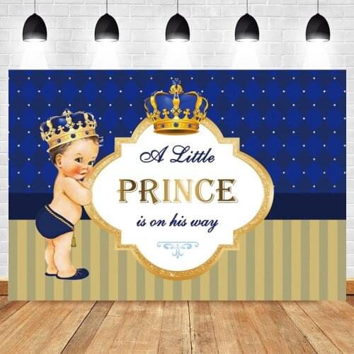 Yeele Baby Birthday Photography Backdrop Glitter Crown Party Decor Photocall Background Photo Studio Photographic Customizable