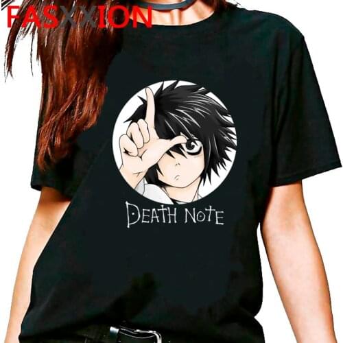 Death Note Shinigami Ryuk Harajuku T-shirt Men Kawaii Anime Unisex Graphic Tshirt Cute Manga 90s T Shirt Hip Hop Top Tees Male