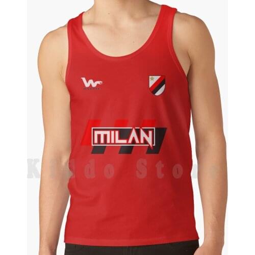 Italia Tank Tops Vest 100% Cotton Calcio Football Soccer