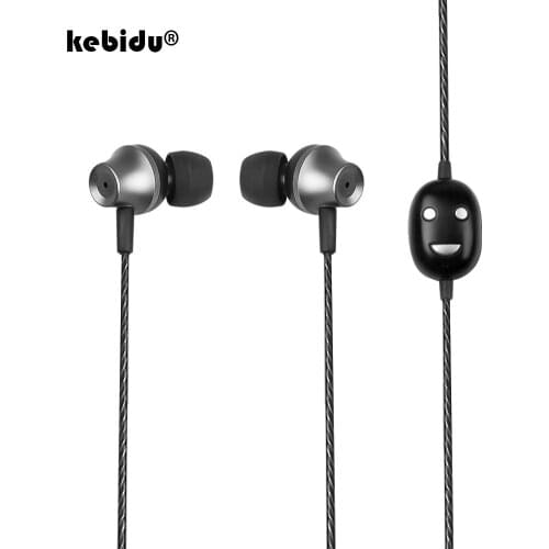 Kebidu Bluetooth 5.0 Handsfree Headset Mini Earphones 80mAh Wireless Headphones Neckband Sport Stereo Earphone With Mic